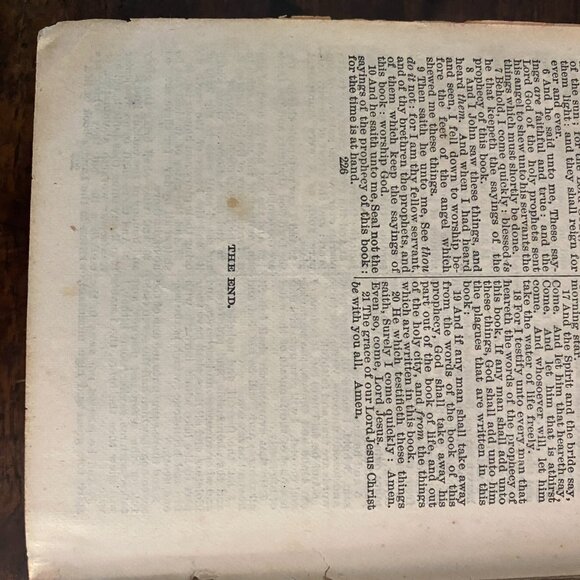 Antique Bible 1893 American Bible Society fancy hardcover old and new testaments - Picture 5 of 5